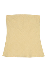 DONNI Butter Linen Tube Top - Butter