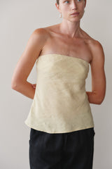 DONNI Butter Linen Tube Top - Butter