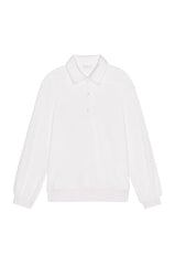 DONNI The Eco-Terry Polo Sweatshirt - Powder