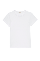 DONNI The Baby Rib Baby Tee - Powder