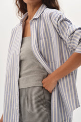 DONNI The Oxford Shirt - Butter Stripe