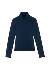 DONNI The Baby Rib Turtleneck - Navy