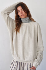 DONNI The Eco-Terry Relaxed Crewneck - Oatmeal