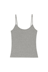 DONNI The Pointelle Cami Tank - Heather-Grey