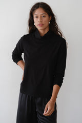 DONNI The Jersey Turtleneck - Jet