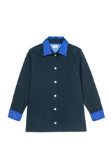 DONNI The Chino Contrast Jacket - Navy-Azure