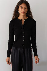 DONNI The Rib Cardi - Jet