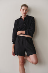 DONNI Jet Linen Short - Jet