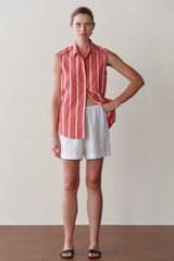 DONNI Powder Linen Short - Powder
