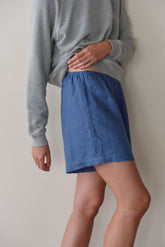 DONNI Lapis Linen Short - Lapis