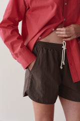DONNI The Nylon Short - Espresso