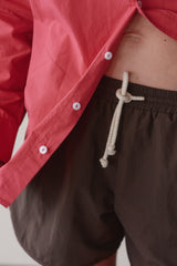 DONNI The Nylon Short - Espresso