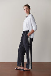 DONNI The Nylon Zip Pant - Jet