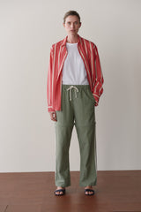 DONNI The Nylon Zip Pant - Sage
