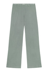 DONNI The Pointelle Simple Crop Pant - Sage