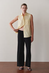 DONNI The Jersey Simple Crop Pant - Jet