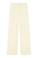 DONNI The Jersey Simple Crop Pant - Creme