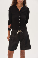 DONNI Jet Taffeta Board Short - Jet