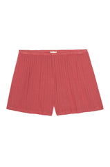 DONNI The Pointelle Tap Short - raspberry