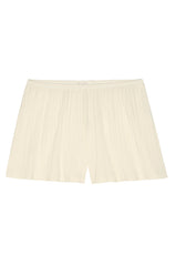 DONNI The Pointelle Tap Short - Creme