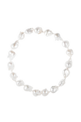 DONNI The June White Pearl Choker - white