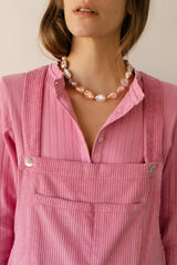 DONNI The June Pink Pearl Choker - pink
