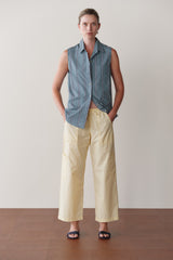 DONNI The Pop Drawstring Cargo Pant - Butter