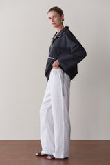 DONNI Powder Linen Simple Pant - Powder