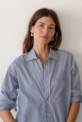 DONNI The Pop Shirt - Navy-Stripe