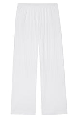 DONNI Powder Pointelle Simple Crop Pant - Powder