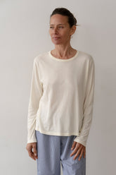 DONNI Creme Jersey Long Sleeve - Creme