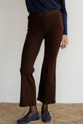 DONNI The Rib Kick Flare - Espresso