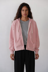 DONNI The Eco-Fleece Zip Up Sweatshirt - Blossom