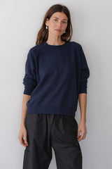 DONNI The Eco-Terry Crewneck - Navy