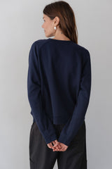 DONNI The Eco-Terry Crewneck - Navy