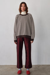 DONNI The Eco-Terry Relaxed Crewneck - Espresso