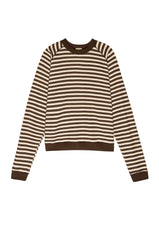 DONNI The Eco-Terry Relaxed Crewneck - Espresso
