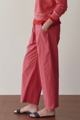 DONNI The Pop Drawstring Cargo Pant - Raspberry