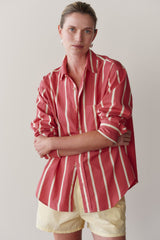DONNI The Pop Shirt - Raspberry-Stripe