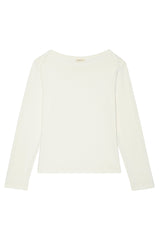 DONNI The Baby Rib Envelope Top - Creme