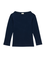 DONNI The Baby Rib Boat Neck - Navy