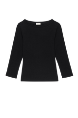 DONNI The Baby Rib Boat Neck - Jet