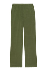 DONNI The Baby Rib Scallop Pant - Oregano