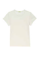 DONNI The Baby Rib Baby Tee - Creme