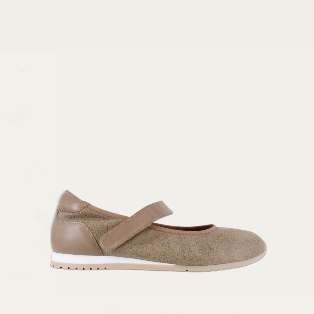 Taupe Speckled Suede Combo,35