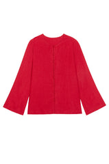 DONNI Bell Pepper Linen Loop Shirt - Bell-Pepper