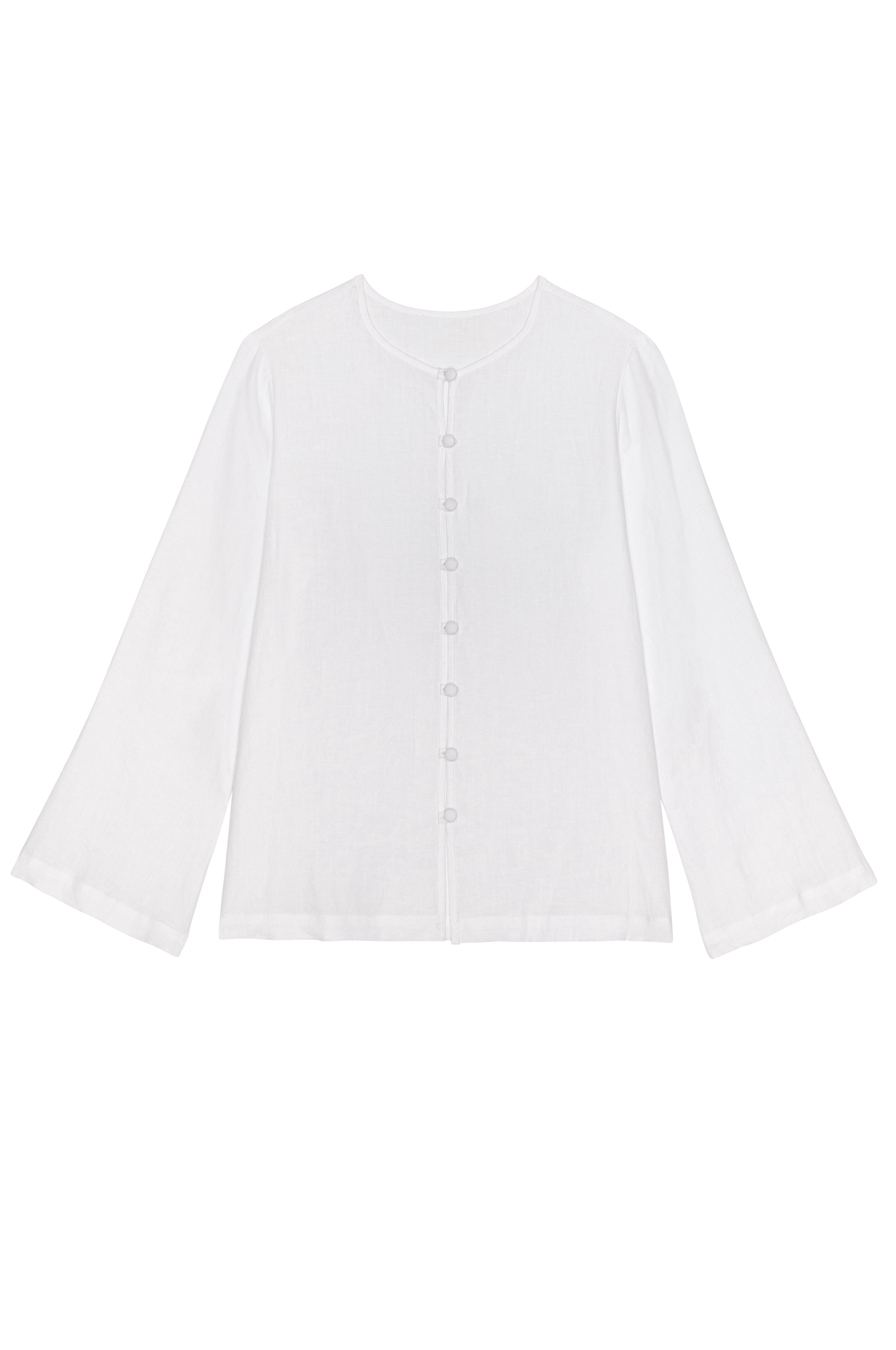 DONNI Powder Linen Loop Shirt - Powder