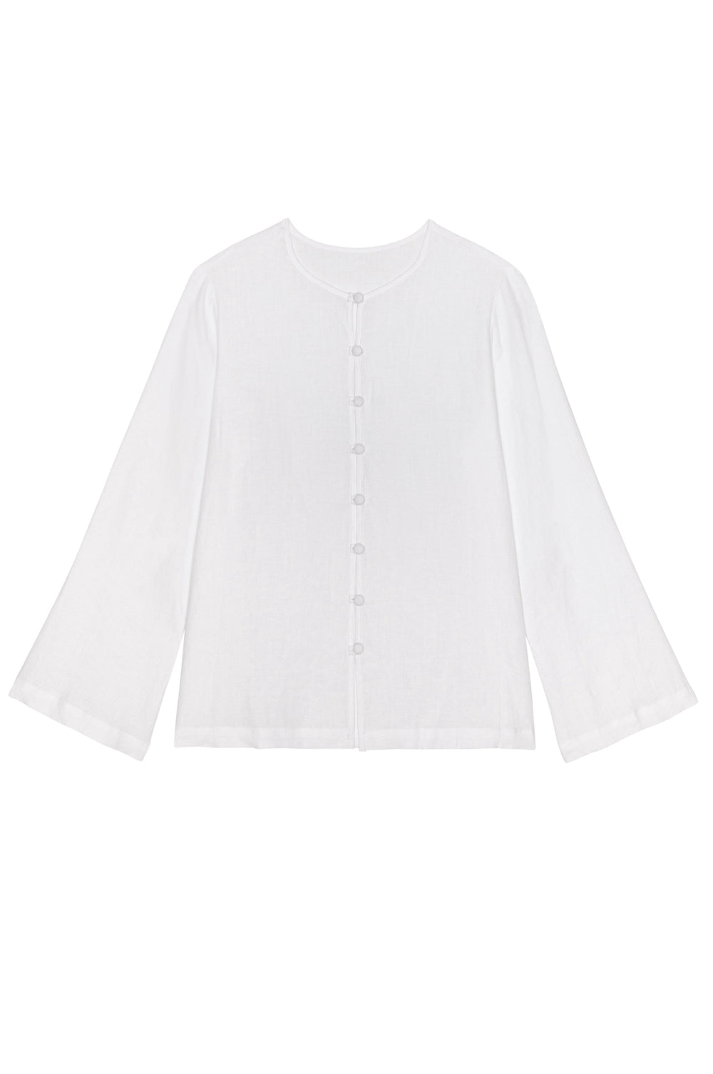 DONNI Powder Linen Loop Shirt - Powder