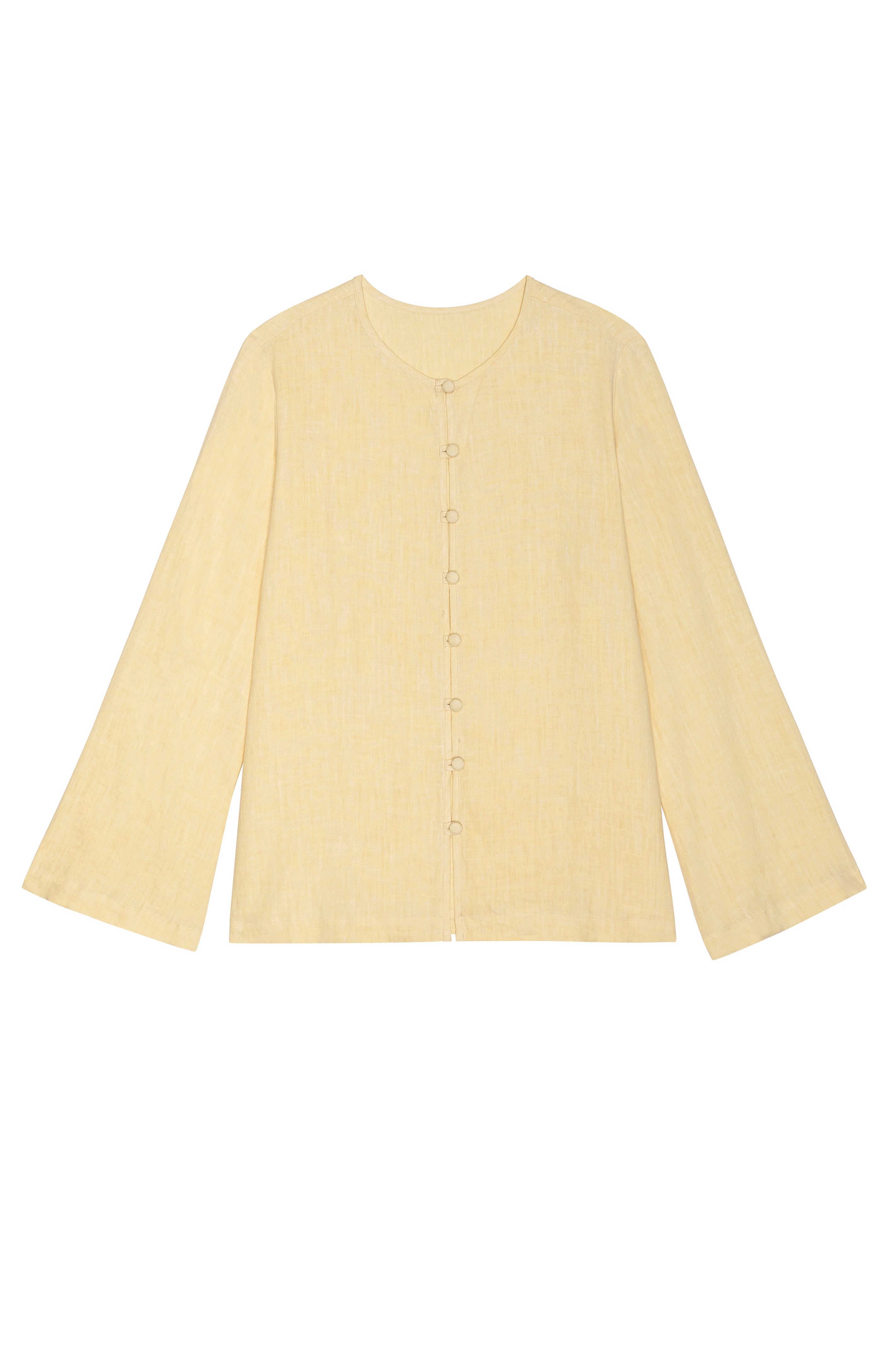 DONNI Butter Linen Loop Shirt - Butter