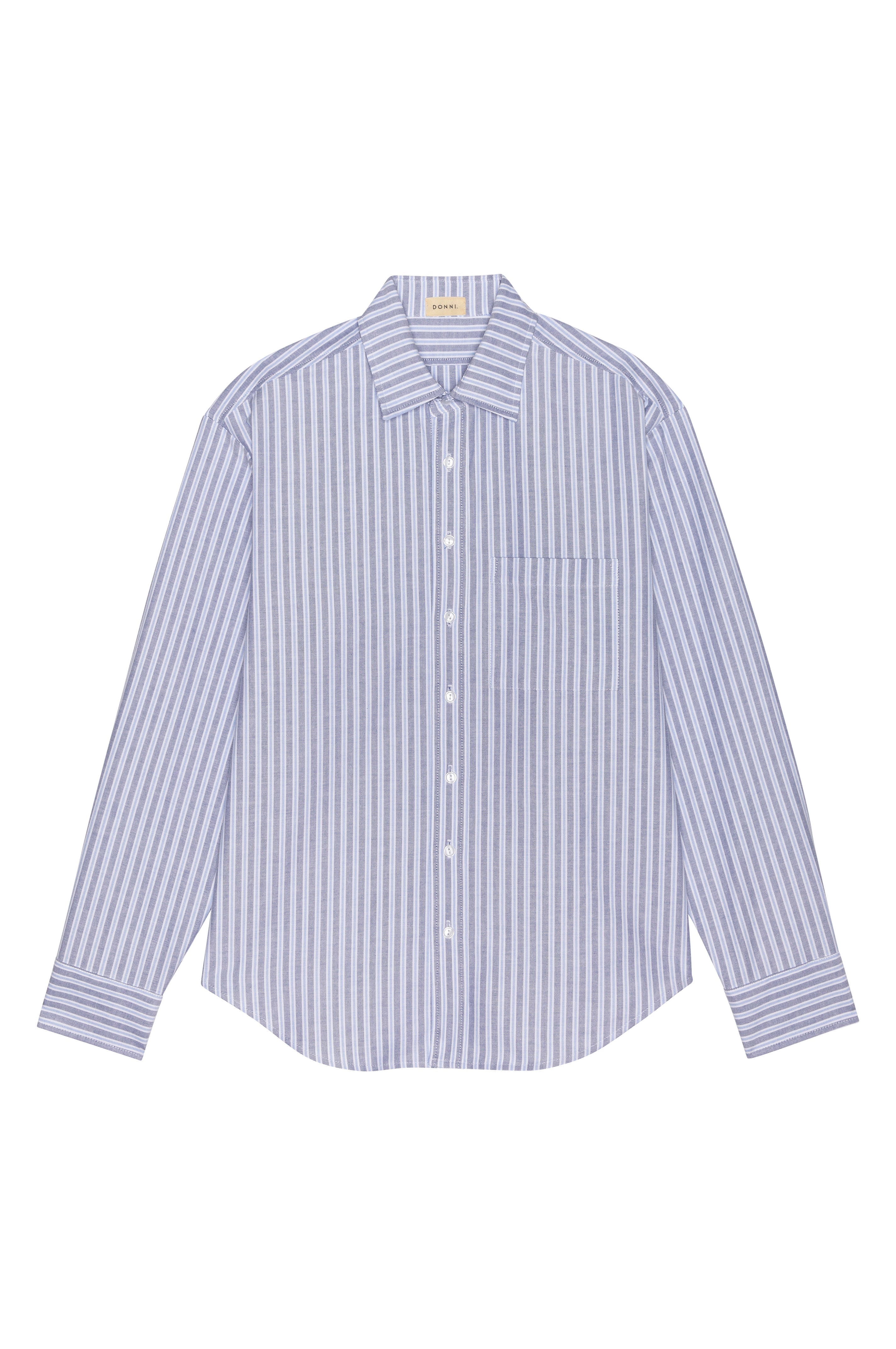DONNI The Oxford Shirt - CORNFLOWER STRIPE